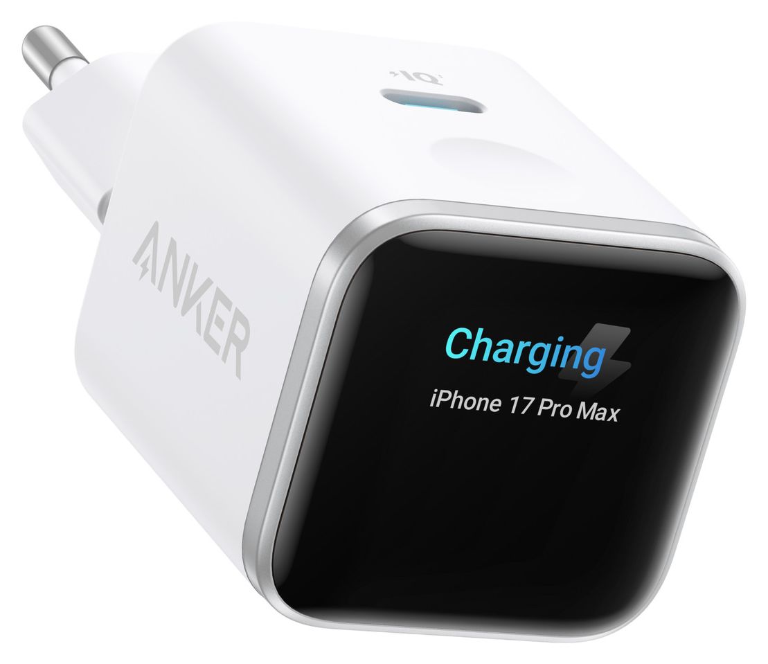 Nano Charger Smart Display 45 W Ladegerät  (Weiß) 