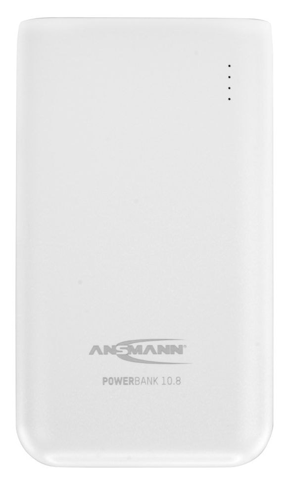 1700-0067-1 PB10.8 10800 mAh Powerbank Micro-USB  (Weiß) 