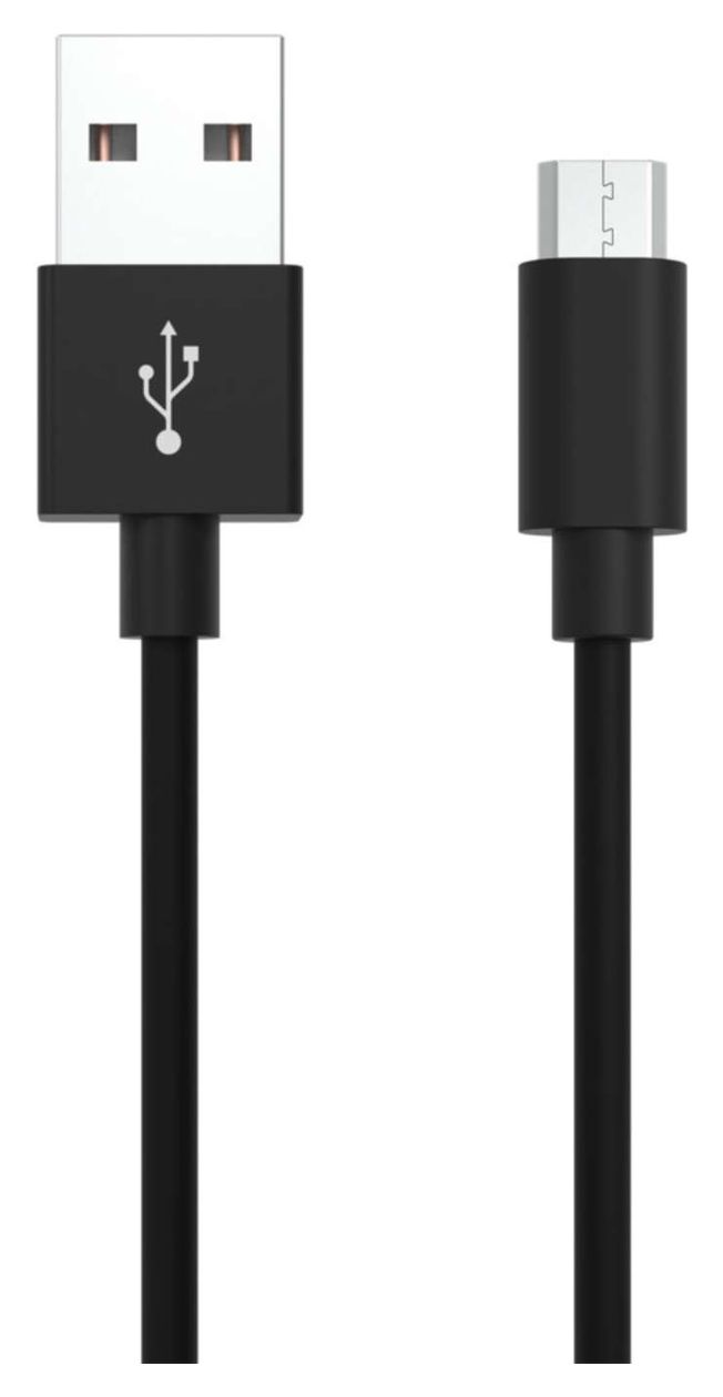 1700-0077 0,48 Gbit/s Stecker USB A auf Micro-USB B 0,2 m  (Schwarz) 