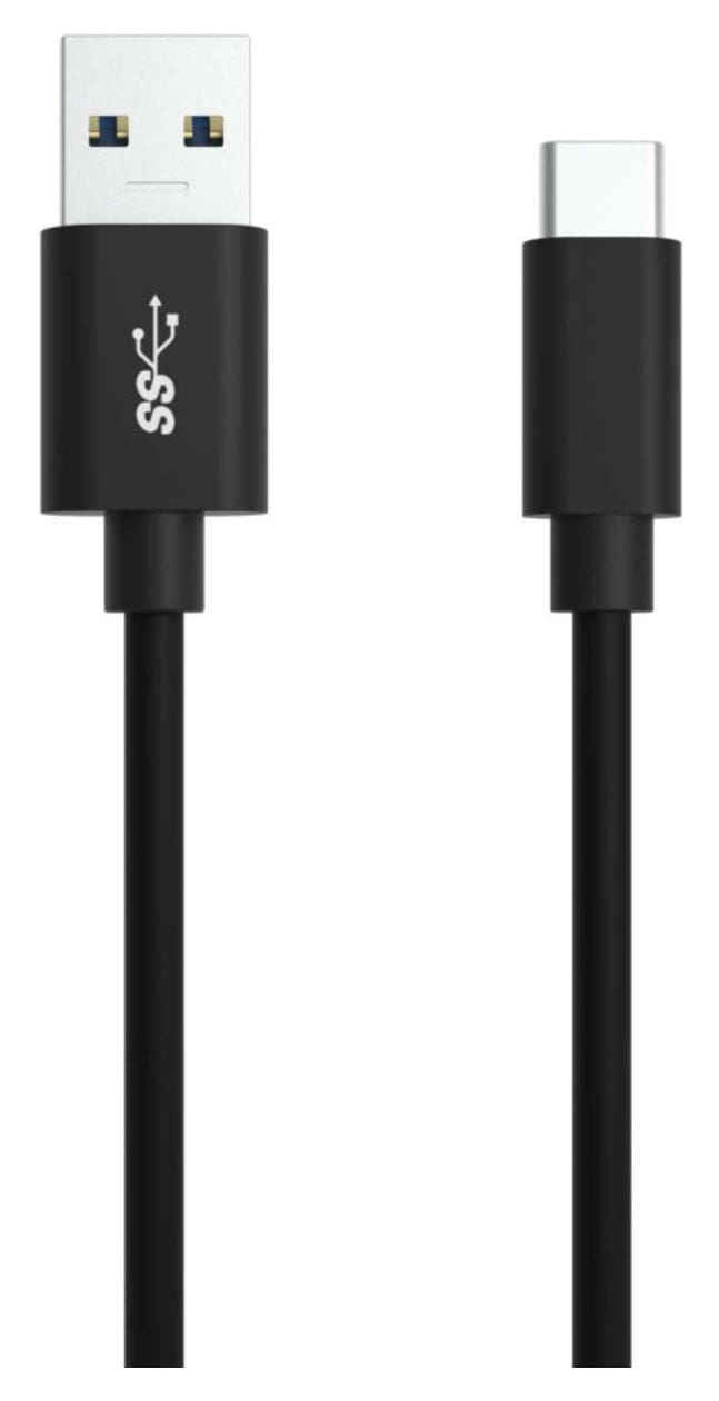 1700-0081 5 Gbit/s Stecker USB A auf USB C 2 m  (Schwarz) 