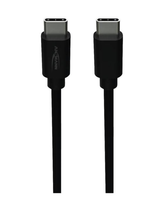 1700-0207 480 Gbit/s Stecker USB C auf USB C 1,2 m  (Schwarz) 