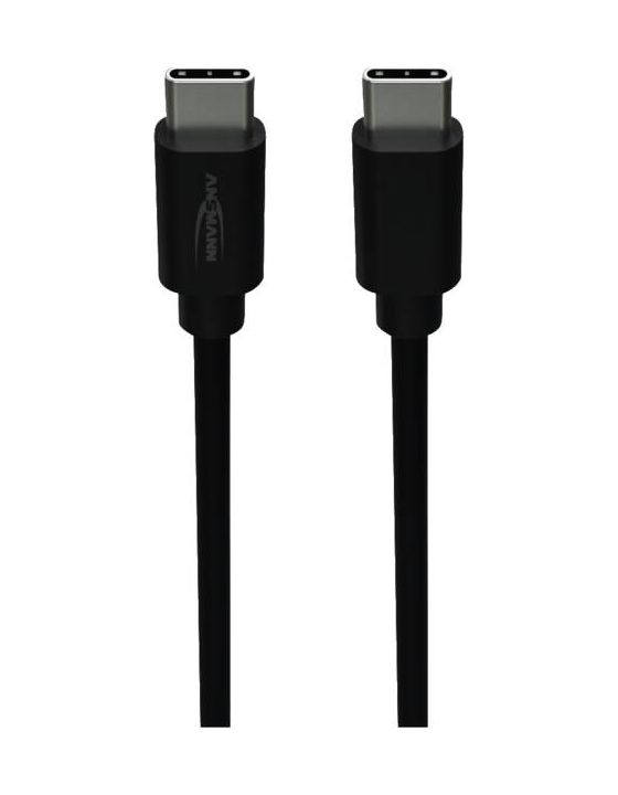 1700-0208 480 Gbit/s Stecker USB C auf USB C 2 m  (Schwarz) 