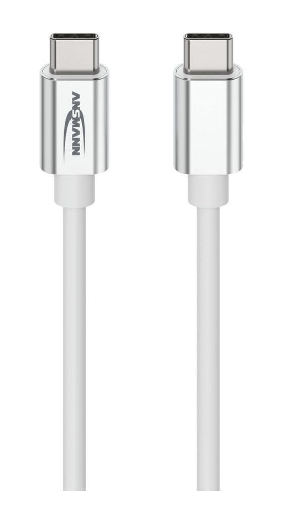 1700-0213 0,48 Gbit/s Stecker USB C auf USB C bis 60 W 1,2 m  (Weiß) 