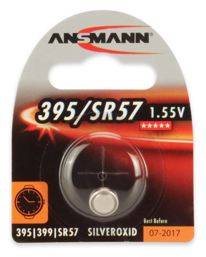 Knopfzelle SR57 Silberoxid 1,5 V 1 Stück  (Silber) 