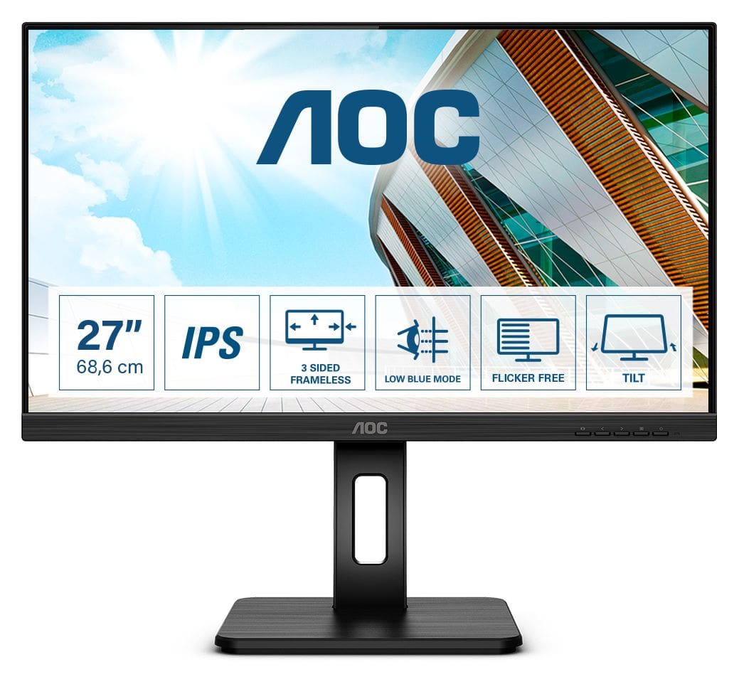 27P2Q Full HD Monitor 68,6 cm (27 Zoll) 16:9 4 ms 300 cd/m²  (Schwarz) 