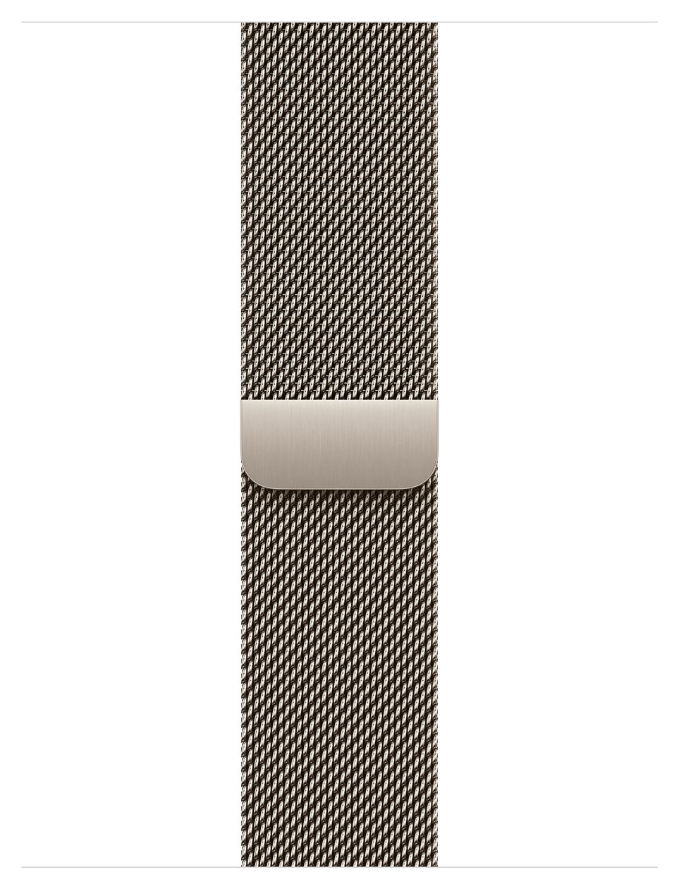 42 mm Milanaise Armband Natur 