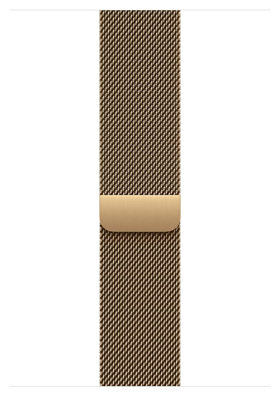 46 mm Milanaise Armband Brillantgold - S/M 