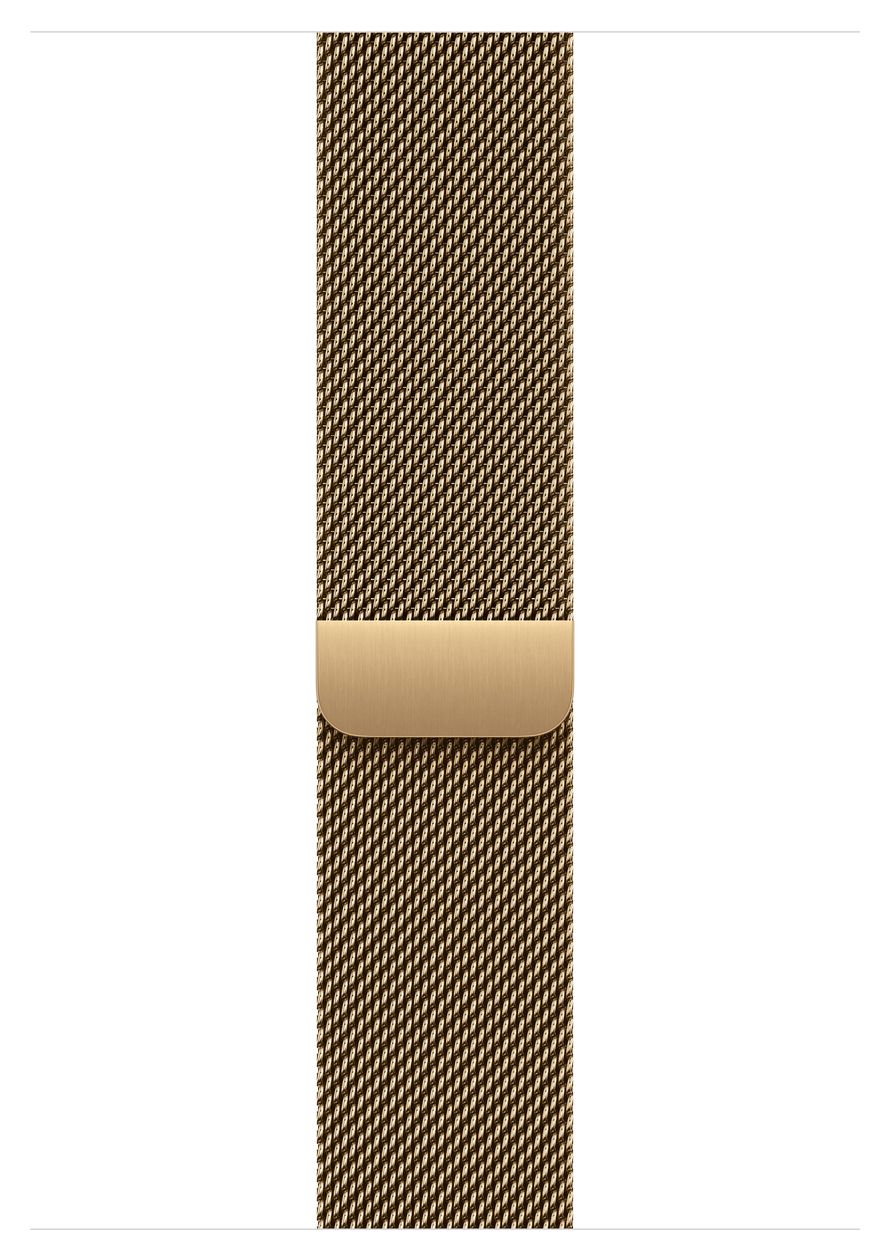 46 mm Milanaise Armband Brillantgold - M/L 