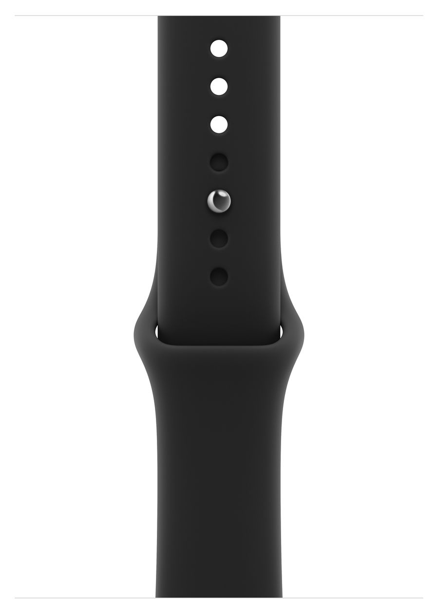 46 mm Sportarmband Schwarz - M/L 