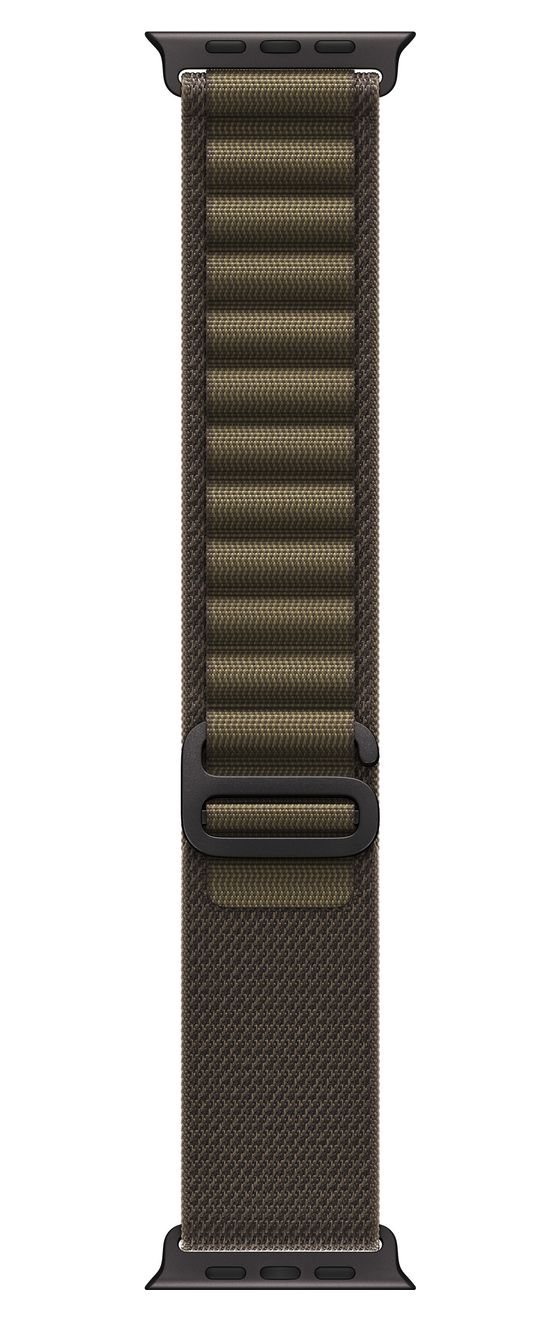 49 mm Alpine Loop Dunkeloliv – Large – Titan Schwarz 