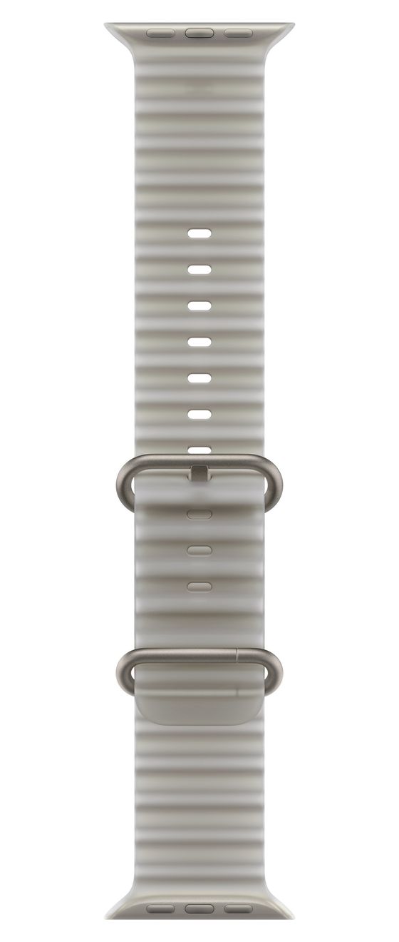 49 mm Ocean Armband Halbtransparentes Grau - Titan Natur 