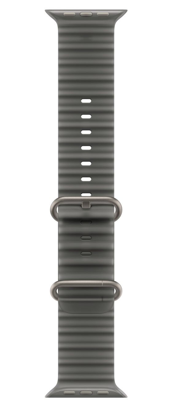 49 mm Ocean Armband Halbtransparentes Schwarz - Titan Natur 