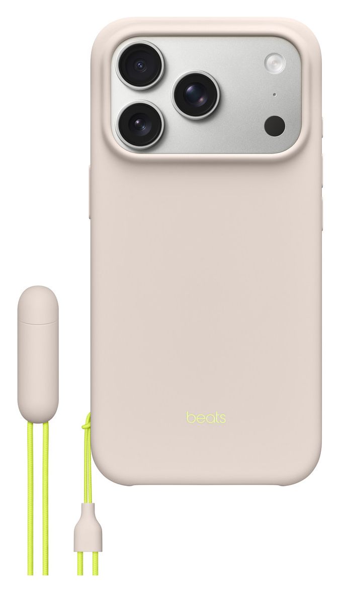 Beats Kickstand Case mit MagSafe Cover für Apple iPhone 17 Pro  (Limette, Steinfarbe) 
