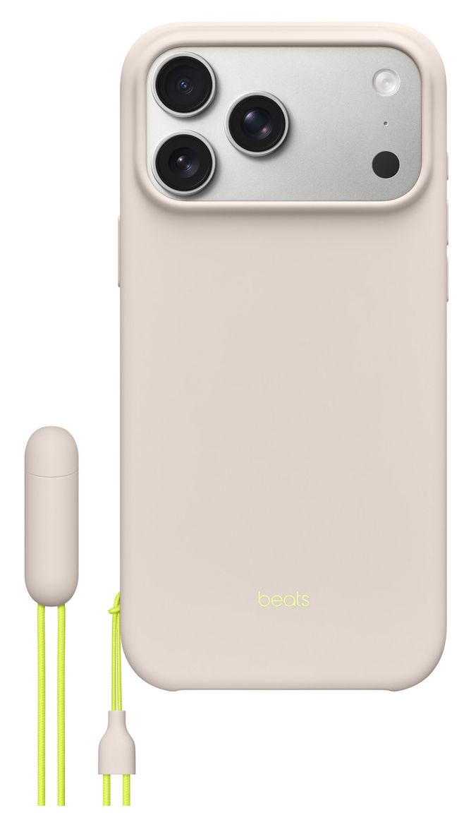 Beats Kickstand Case mit MagSafe Cover für Apple iPhone 17 Pro Max  (Limette, Steinfarbe) 