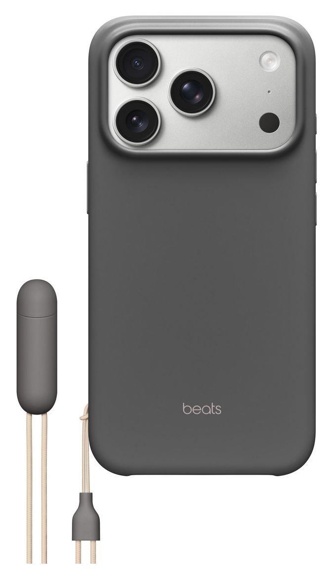 Beats Kickstand Case mit MagSafe Cover für Apple iPhone 17 Pro  (Granit, Grau) 