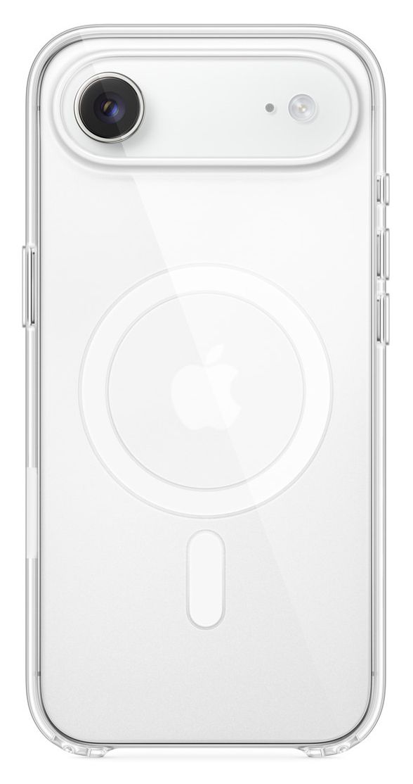 Case mit MagSafe Cover für Apple iPhone Air (Durchscheinend, Weiß) 