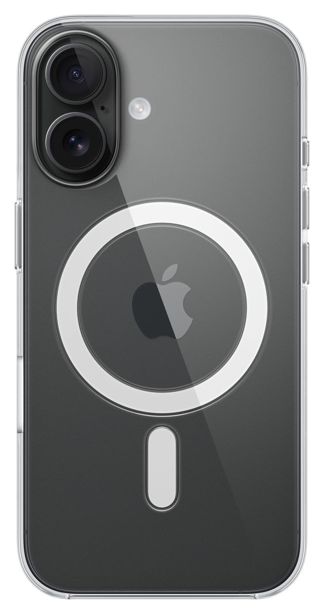 Clear Case mit MagSafe Cover für Apple iPhone 16  (Transparent) 