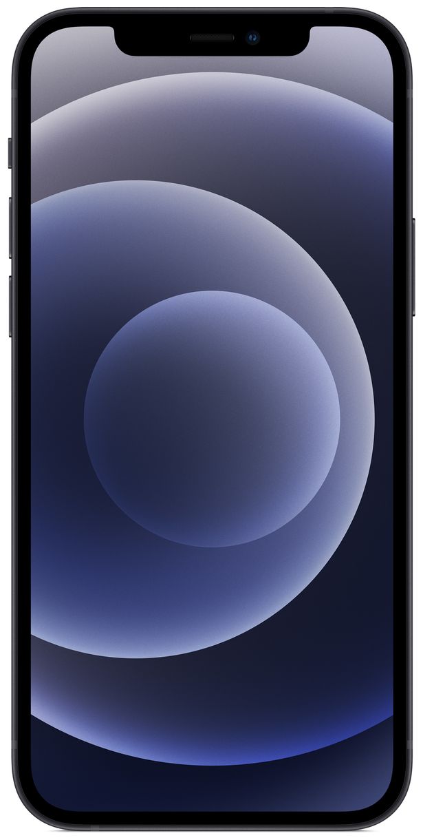 iPhone 12 5G Smartphone 15,5 cm (6.1 Zoll) 64 GB IOS 12 MP Dual Kamera Dual Sim (Schwarz) 