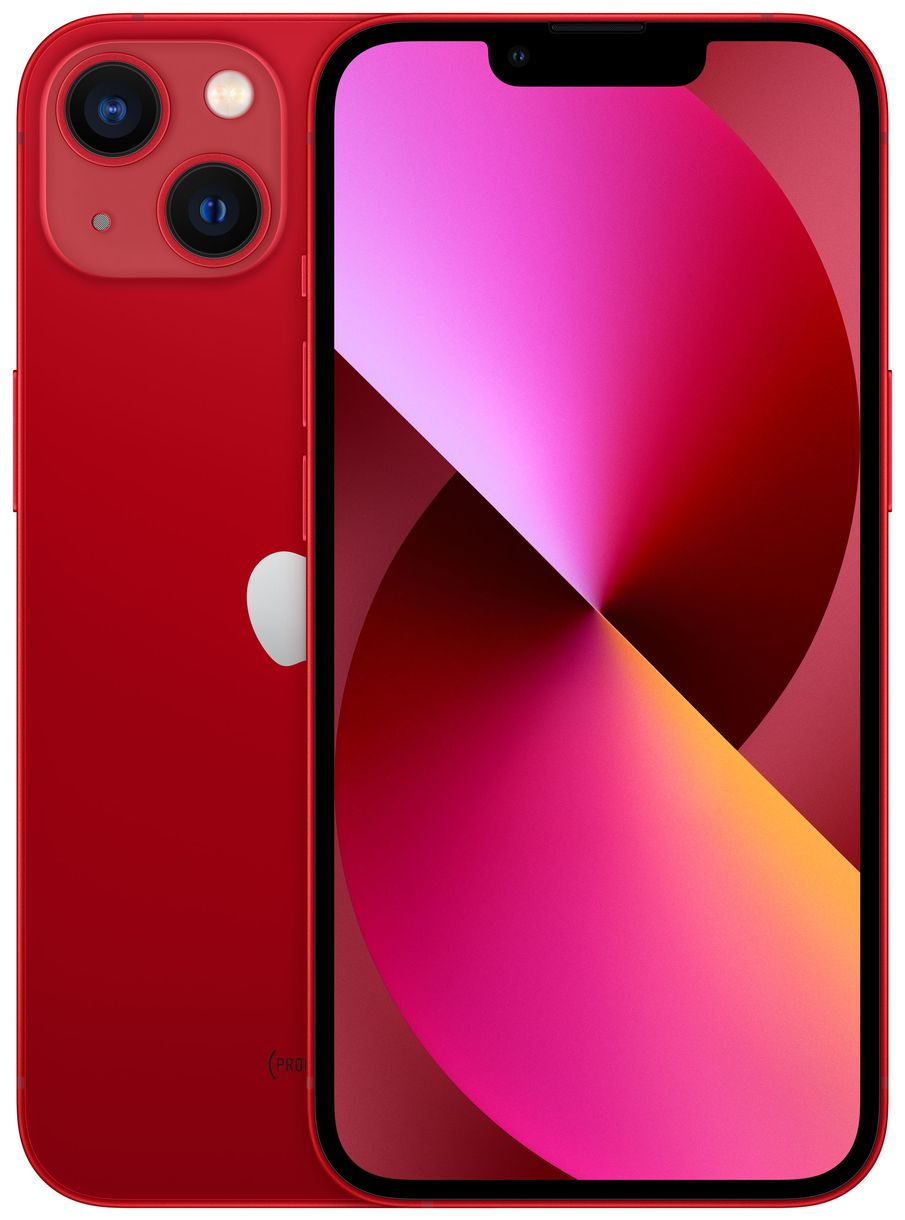 iPhone 13 5G Smartphone 15,5 cm (6.1 Zoll) 128 GB IOS 12 MP Dual Kamera Dual Sim (Rot) 