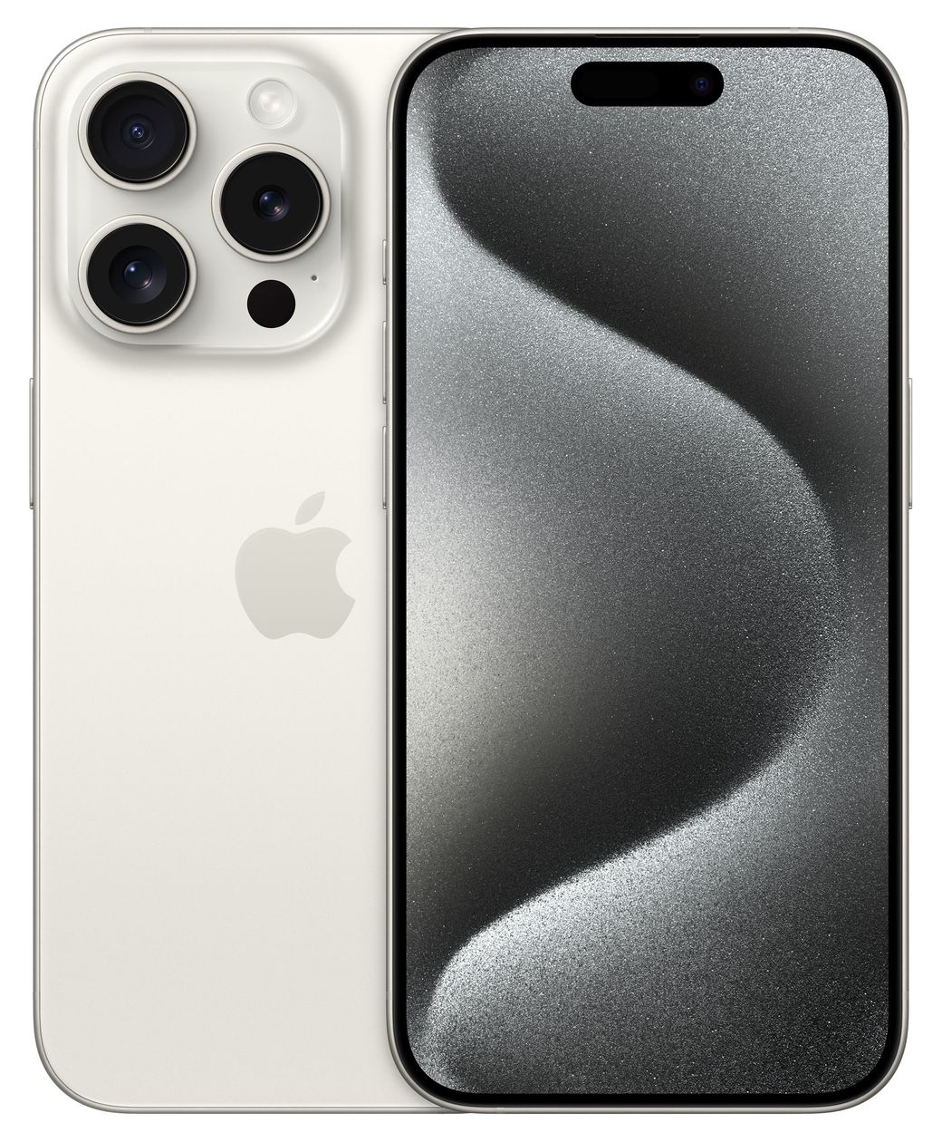 iPhone 15 Pro 128 GB 5G Smartphone 15,5 cm (6.1 Zoll) IOS 48 MP Dreifach Kamera Dual Sim (White Titanium) 