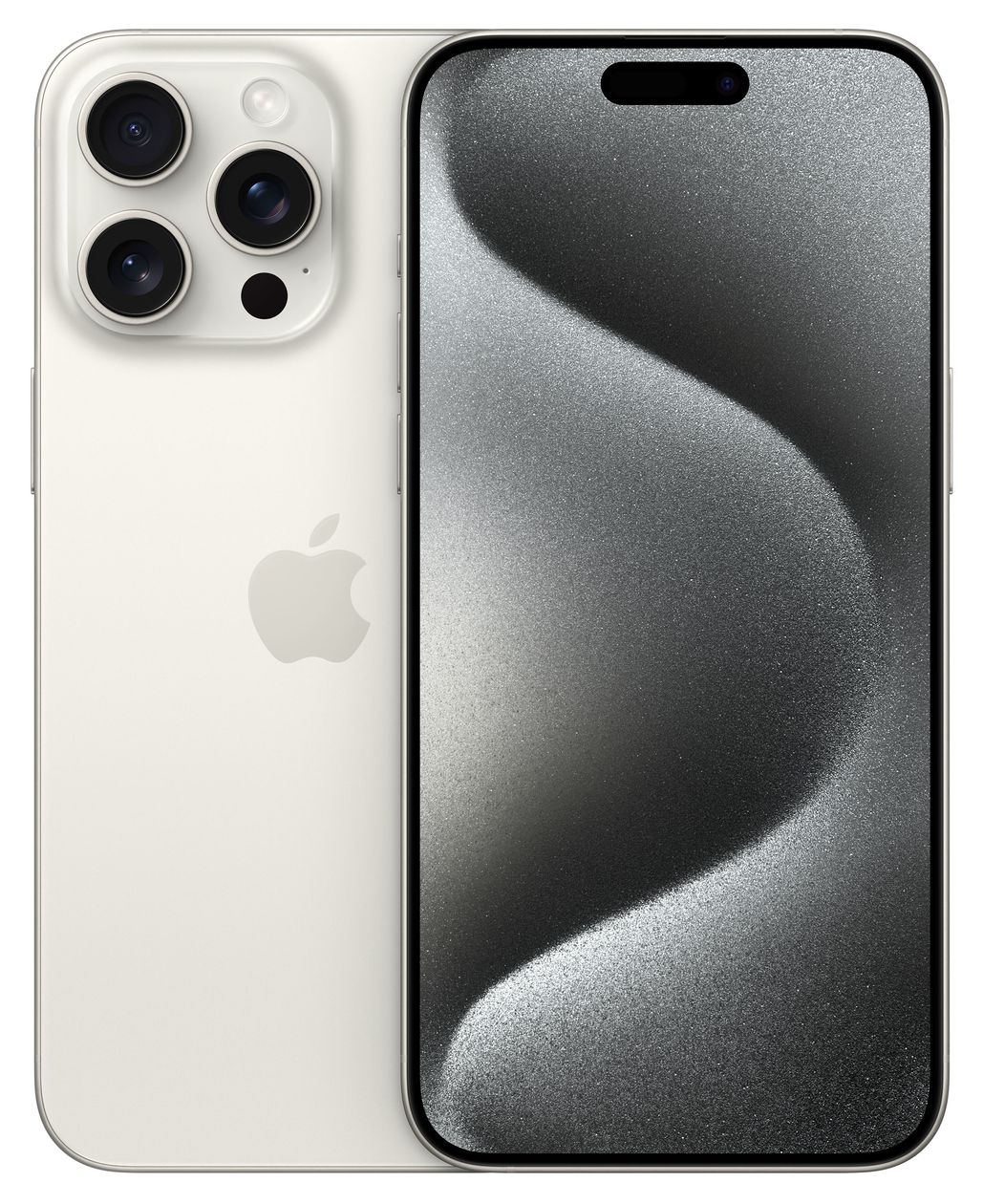 iPhone 15 Pro Max 1 TB 5G Smartphone 17 cm (6.7 Zoll) IOS 48 MP Dreifach Kamera Dual Sim (Titan, Weiß) 