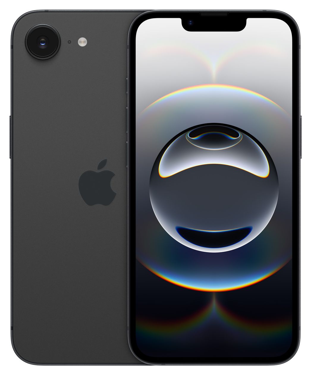 iPhone 16e 256 GB 5G Smartphone 15,5 cm (6.1 Zoll) IOS 48 MP Einzelne Kamera Kamera Dual Sim WiFi 6  (Schwarz) 