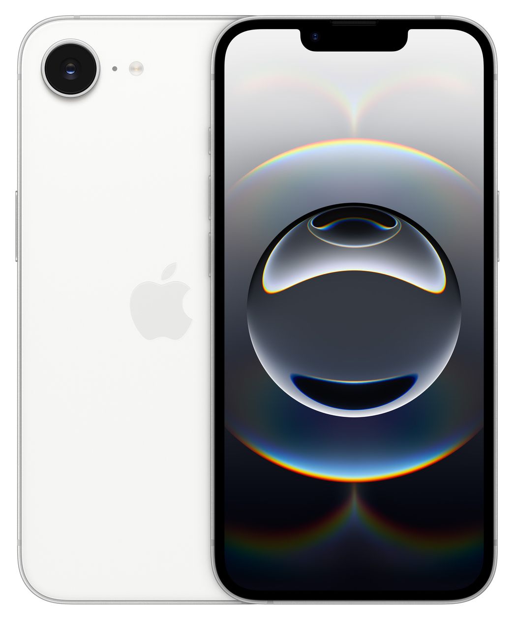 iPhone 16e 256 GB 5G Smartphone 15,5 cm (6.1 Zoll) IOS 48 MP Einzelne Kamera Kamera Dual Sim WiFi 6  (Weiß) 