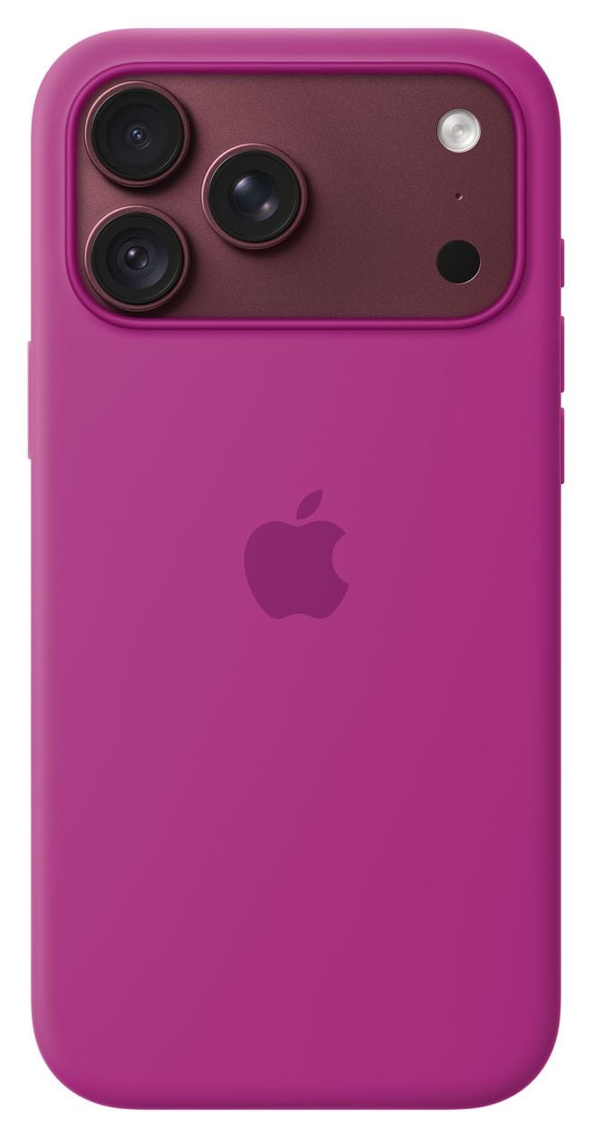 iPhone 18 Pro Max Silikon Case mit MagSafe - Magenta 