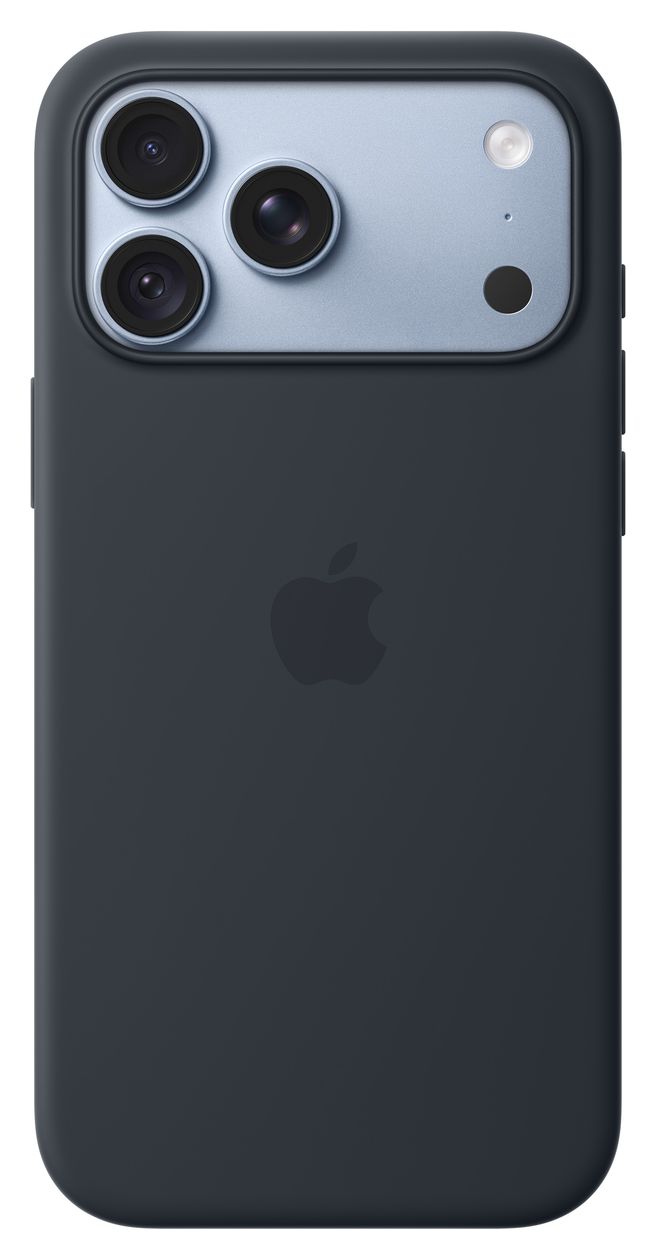 iPhone 18 Pro Max Silikon Case mit MagSafe - Navyblau 