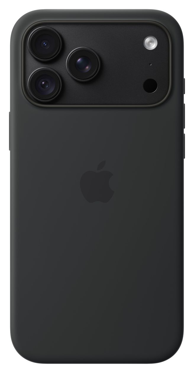 iPhone 18 Pro Max Silikon Case mit MagSafe - Schwarz 
