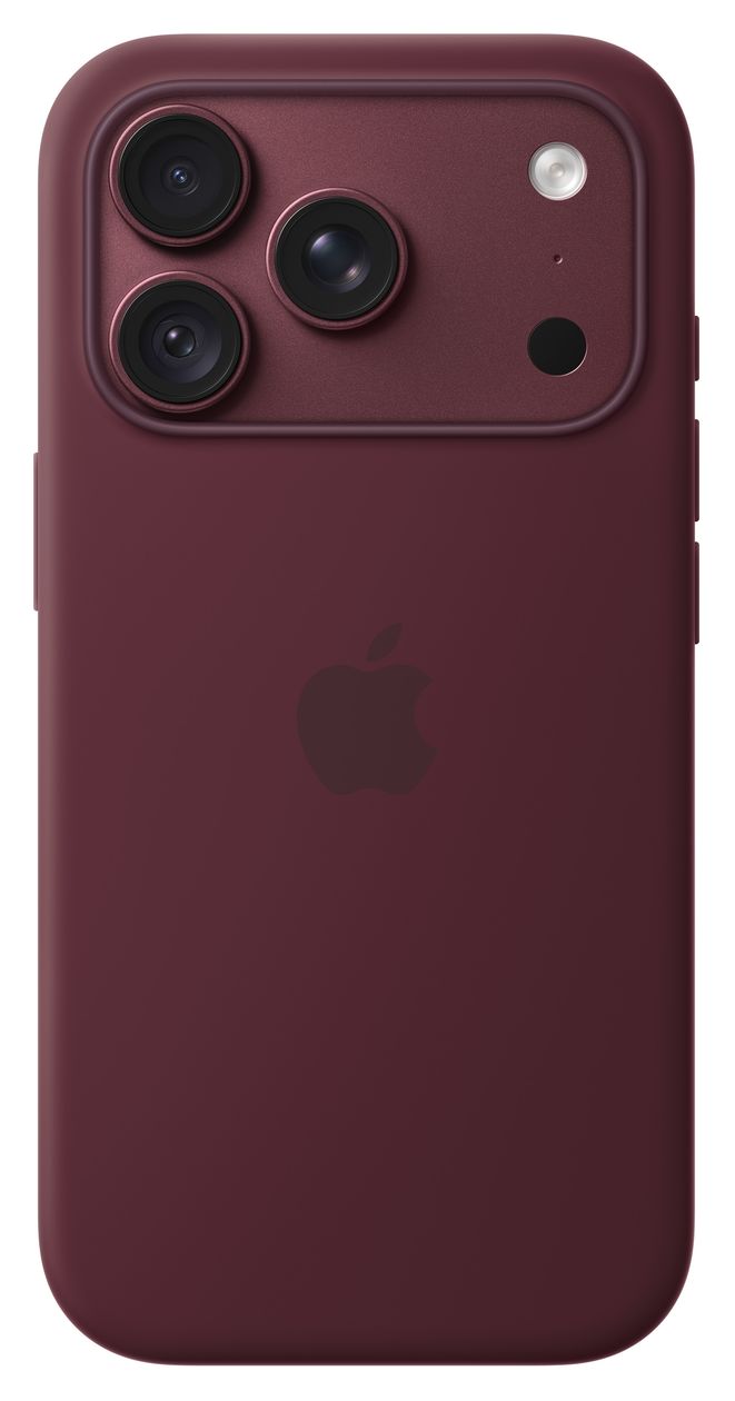 iPhone 18 Pro Silikon Case mit MagSafe - Burgunder 