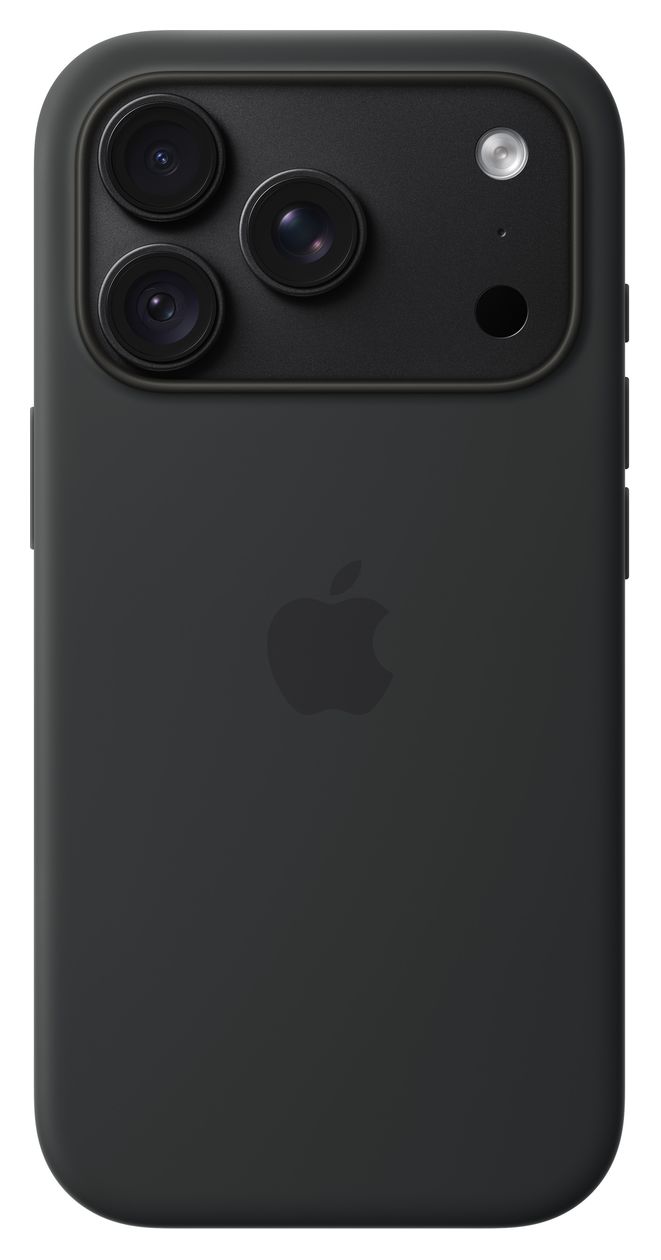 iPhone 18 Pro Silikon Case mit MagSafe - Schwarz 