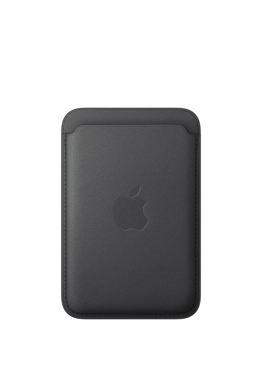 iPhone Feingewebe Wallet mit MagSafe – Schwarz 