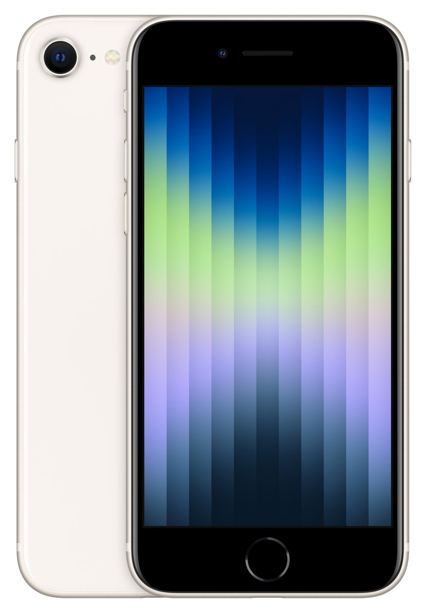iPhone SE 64 GB 5G Smartphone 11,9 cm (4.7 Zoll) IOS 12 MP Einzelne Kamera Kamera Dual Sim (Weiß) 
