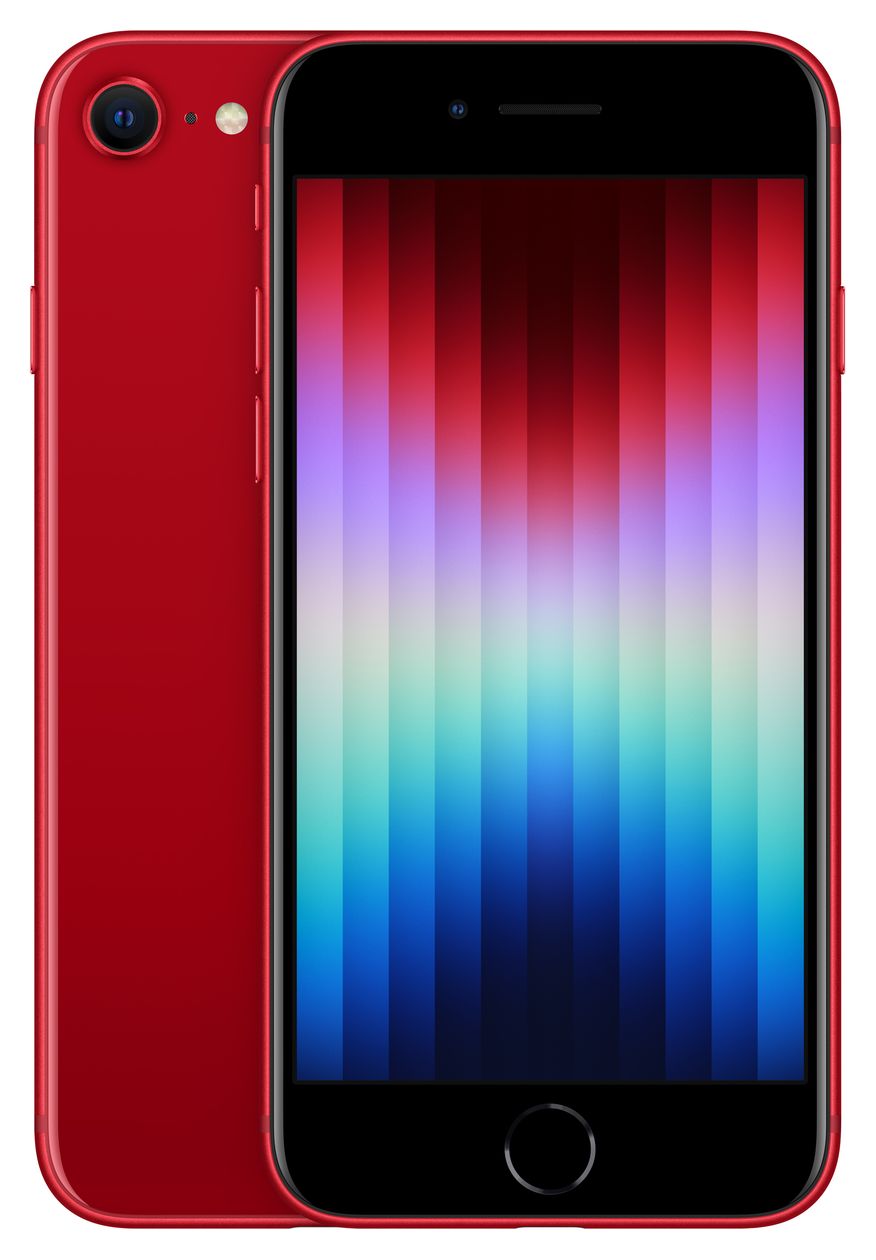 iPhone SE 256 GB 5G Smartphone 11,9 cm (4.7 Zoll) IOS 12 MP Einzelne Kamera Kamera Dual Sim (Rot) 