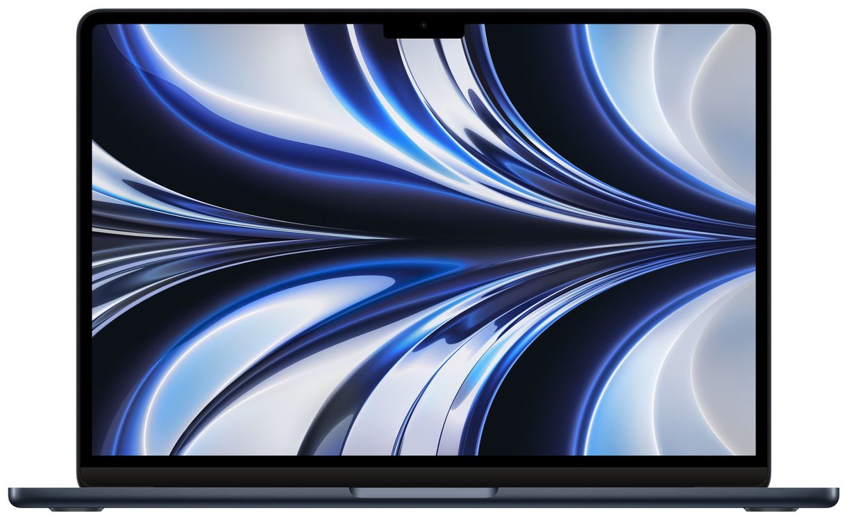 MacBook Air Notebook 34,5 cm (13.6 Zoll) 8 GB Ram 256 GB SSD macOS Monterey Apple M (Midnight) 
