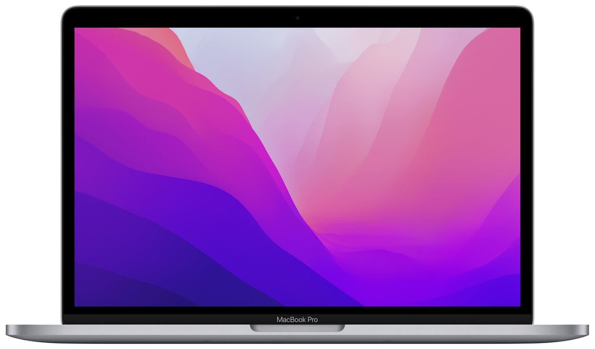 MacBook Pro Notebook 33,8 cm (13.3 Zoll) 8 GB Ram 256 GB SSD macOS Monterey Apple M (Space Gray) 