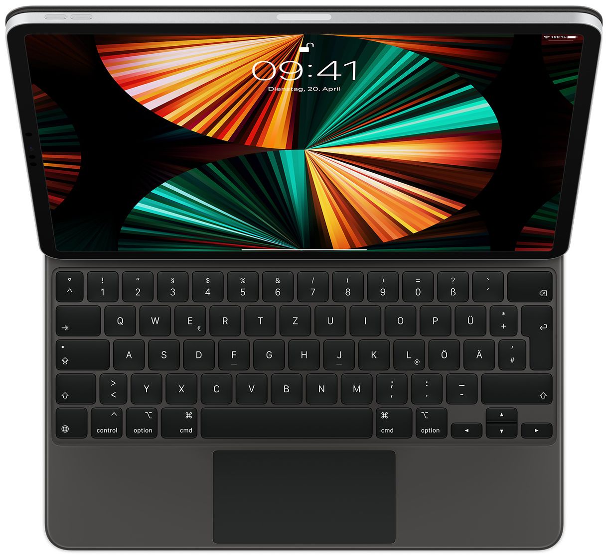 Magic Keyboard für Apple iPad Pro 12.9" (6th generation) iPad Pro 12.9" (5th generation) iPad Pro 12.9" (4th generation) iPad Pro 12.9" (3rd generation) bis 32,8 cm (12.9") (Schwarz) 