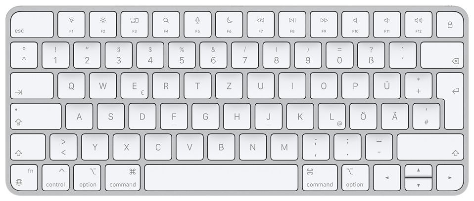 Magic Keyboard Universal Tastatur (Silber, Weiß) 