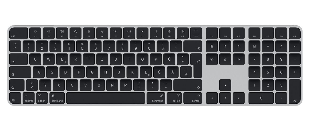 Magic Keyboard Universal Tastatur USB + Bluetooth  (Schwarz) 
