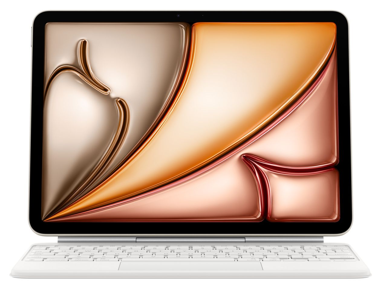 Magic Keyboard für Apple iPad Air 11-inch (M3) iPad Air 11-inch (M2) iPad Air (5th generation) iPad Air (4th generation) bis 27,9 cm (11")  (Weiß) 