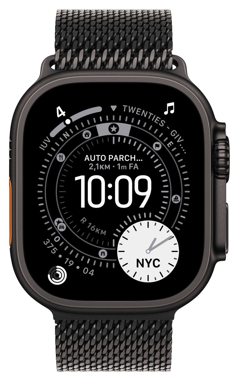 MGHU4ZM/A Armband L 49 mm Apple Watch 44/45/46/49mm  (Schwarz) 