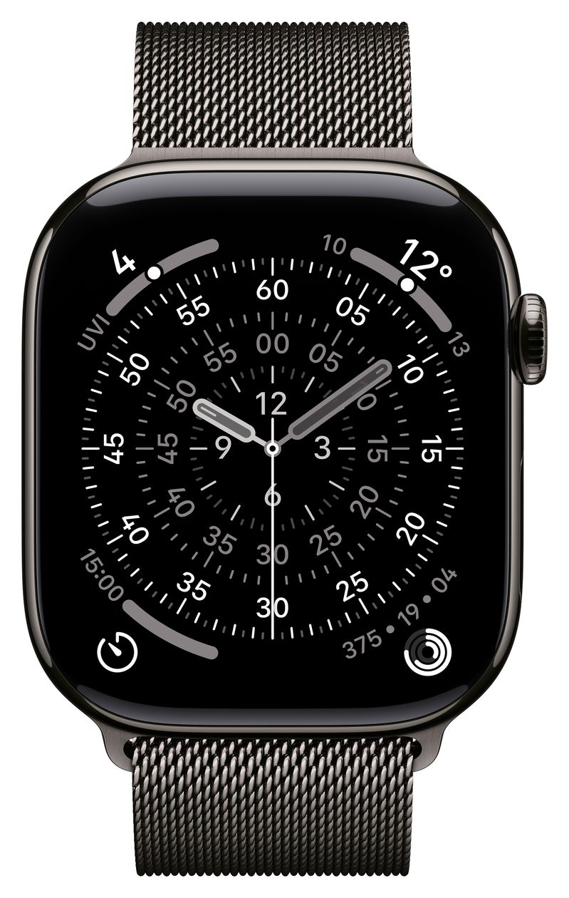 MGJ74ZM/A Armband M/L 46 mm Apple Watch 44/45/46/49mm  (Schieferfarben) 