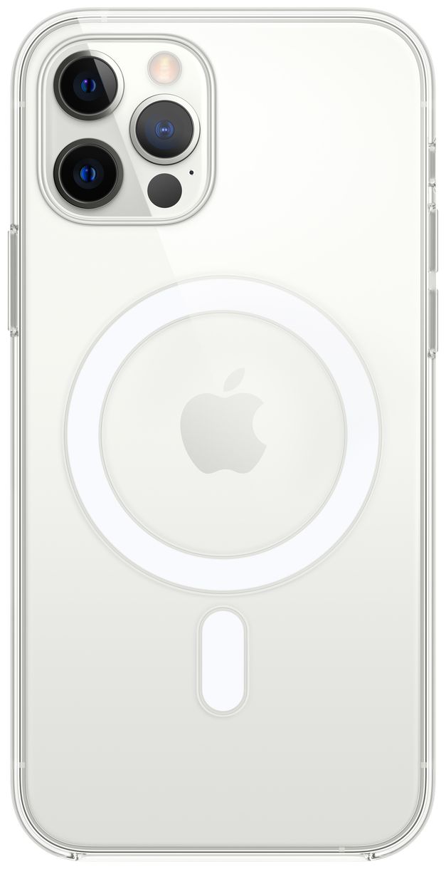 Clear Case mit MagSafe Cover für Apple iPhone 12, 12 Pro (Transparent) 