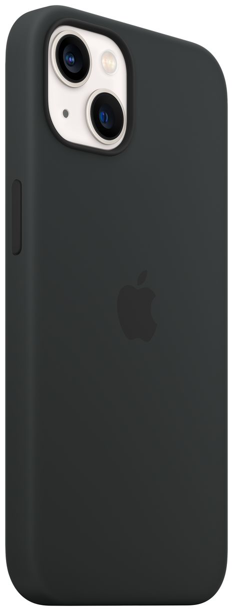 Silikon Case mit MagSafe Hauthülle für Apple iPhone 13 (Schwarz) 