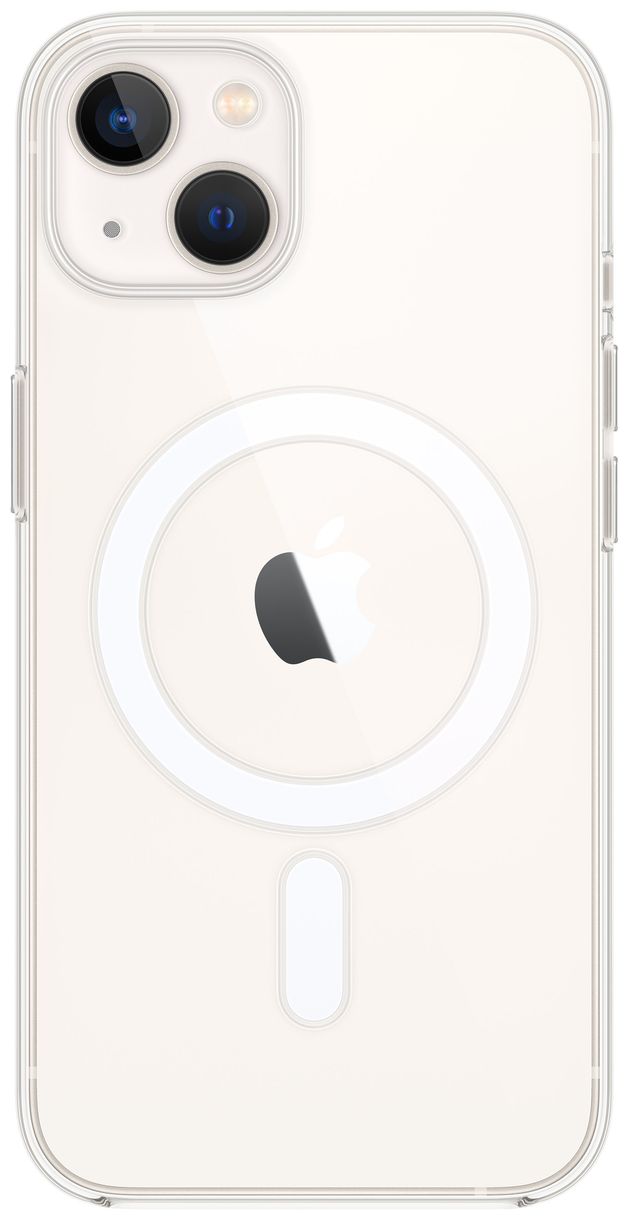 Clear Case mit MagSafe Cover für Apple iPhone 13 (Transparent) 