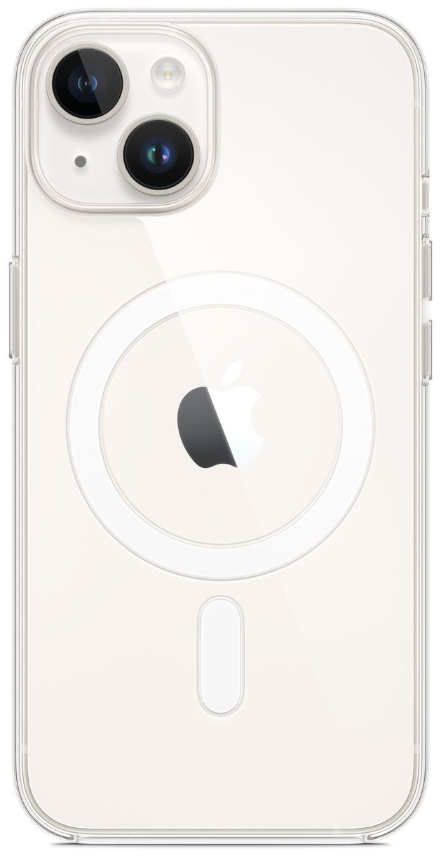 Clear Case mit MagSafe Cover für Apple iPhone 14 (Transparent) 