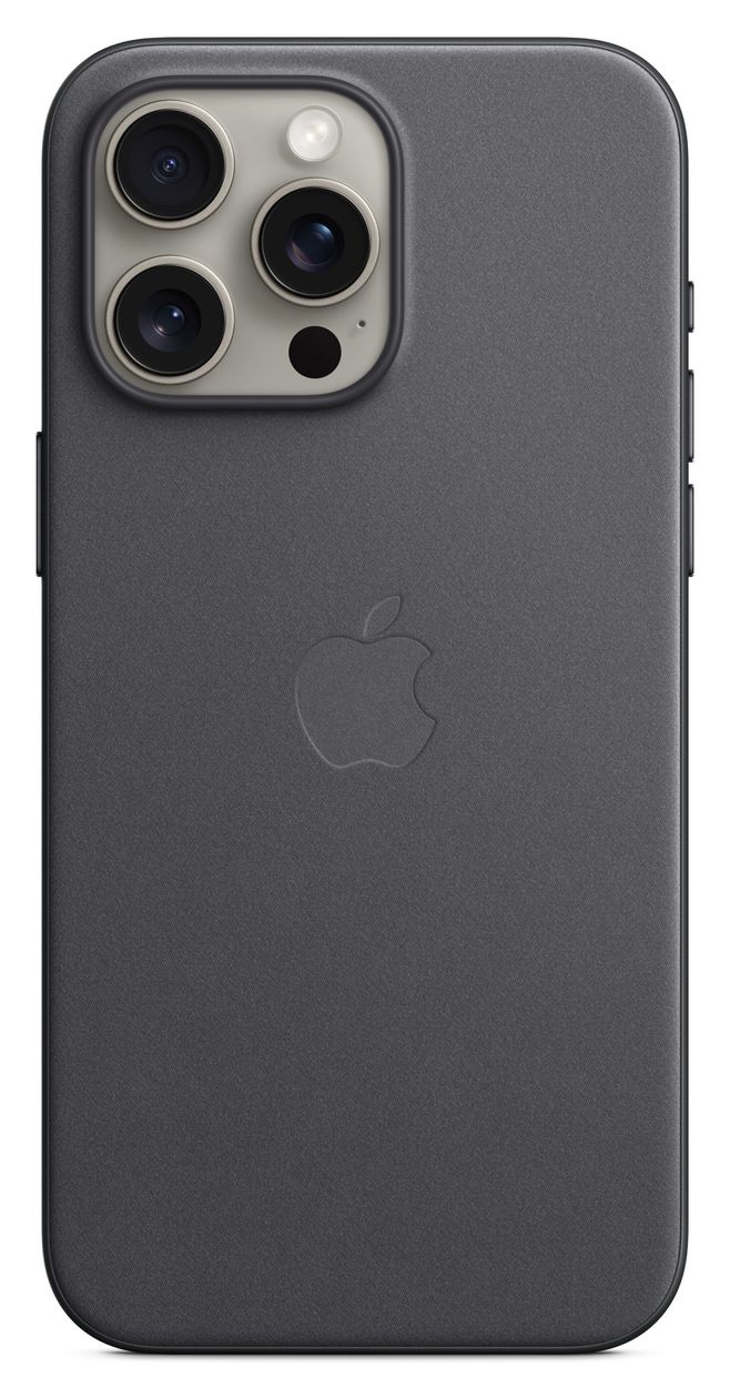 Feingewebe Case mit MagSafe Cover für Apple iPhone 15 Pro Max (Grau) 