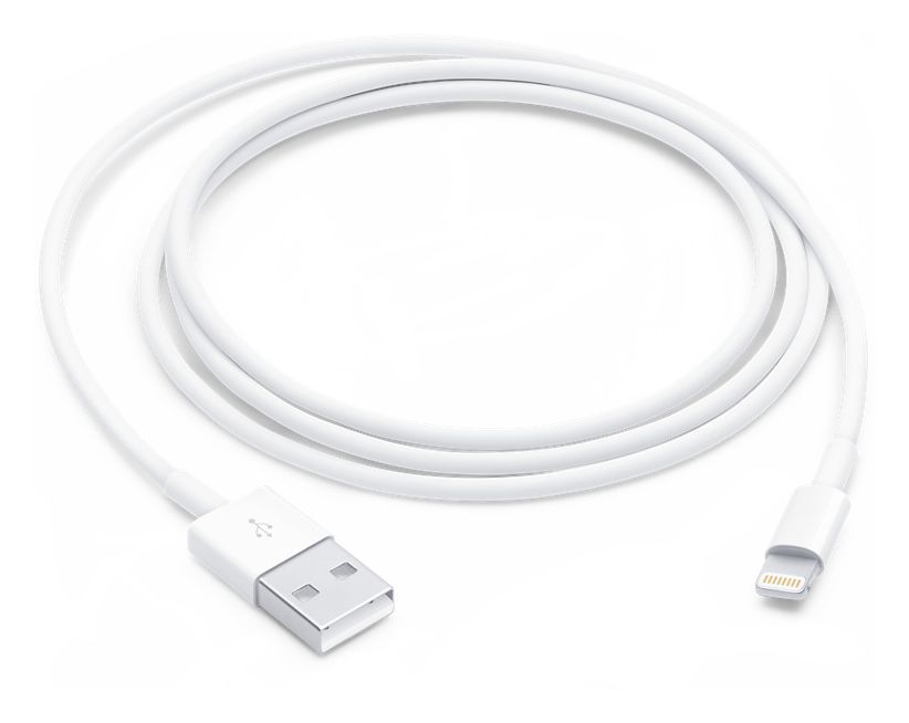 MUQW3ZM/A Stecker Lightning auf USB A 1 m  (Weiß) 