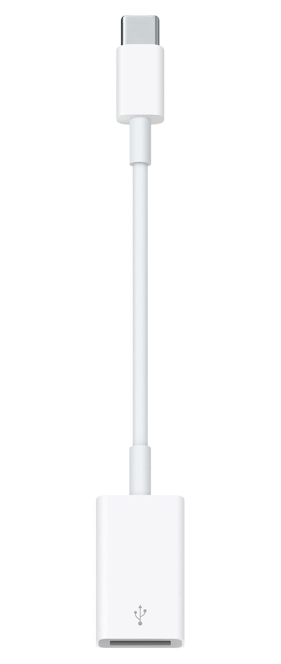MW5L3ZM/A Stecker USB C auf USB A Buchse  (Weiß) 